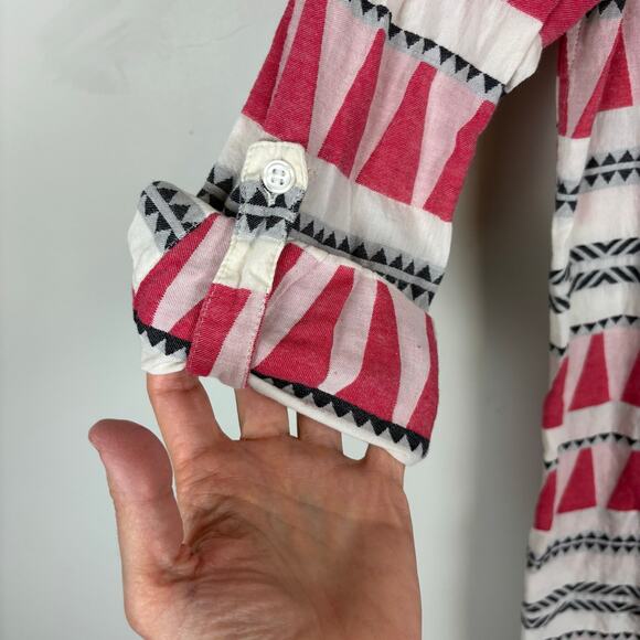 Emily Phillips Nashville The Girlfriend Shirt Dress size 3 (M) southwest preppy - Picture 4 of 7